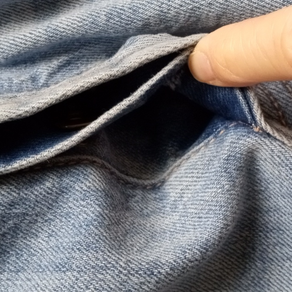 Pistola Pick me Up Two Tone jeans **MISSING BUTTON** - Picture 4 of 11